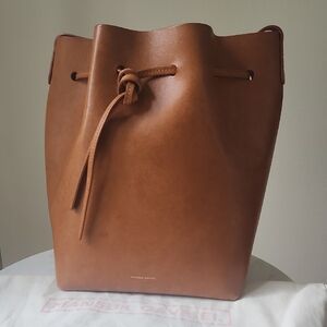 Mansur Gavriel Large Bucket Bag Cammello Rosa